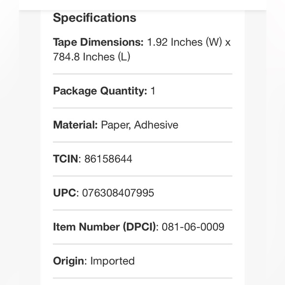 4 NEW rolls of PACKT Paper Packing Tape • by Scotch - Picture 5 of 5